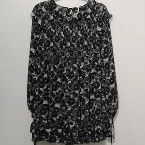 Freed people long sleeve sheer dress size S